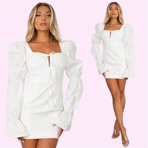 Long Sleeve Linen Dress - Effortless Elegance Awaits You