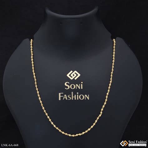 Brilliant Design Gold Plated Brass Beaded Mala for Women - Style A668 ...