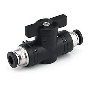 1/4 Push Connect Valve DGHAOP Push to Connect Fitting Ball Valve 6mm ...