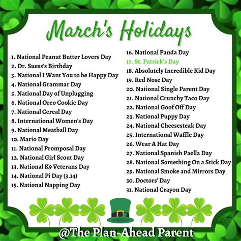 Celebrate March's Mini-Holidays - Enjoying RVA and all it has to offer!