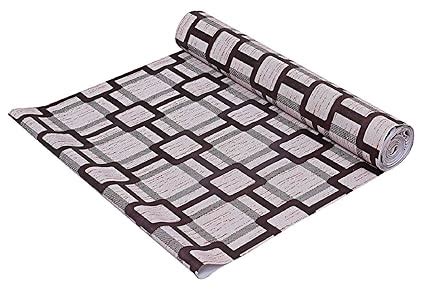 Kuber Industries Checkered Design PVC Wardrobe Kitchen Drawer Cupboard ...