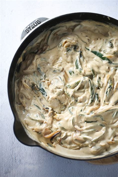 The best Vegan rajas con crema - Ale Cooks