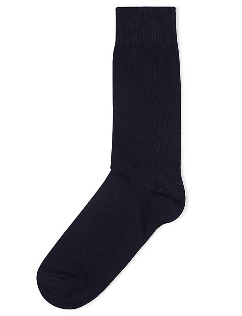 Buy 3 Pair of Cotton Mix Printed Socks at Marks & Spencer
