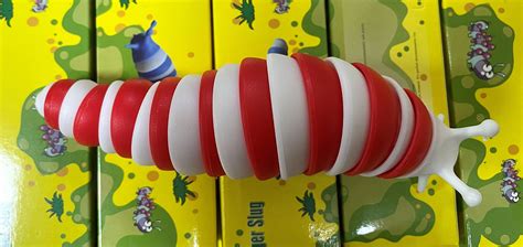 Buy Hot 3D slug fidget children surprise sensory toys rainbow lure ...