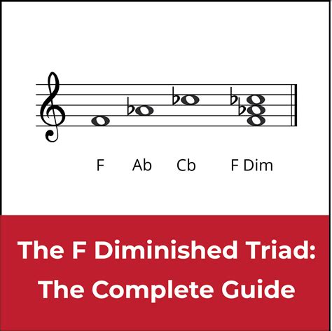 F Diminished Chord