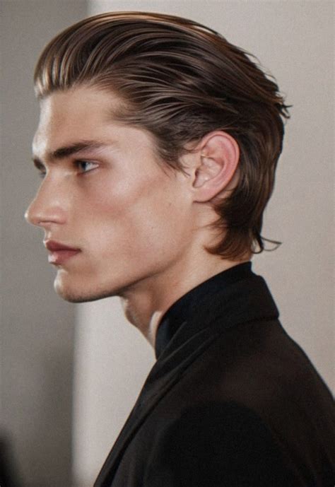 Aesthetic💙Male -smooth #MyEyeWithAI | Haircuts for men, Mens hairstyles ...