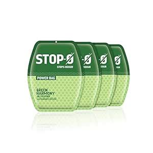 Stop-O Power Bag | Pack Of 4 Refreshing Air Freshener Pouch For ...