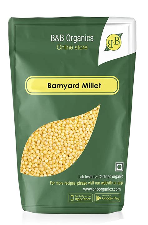 B&B Organics Barnyard Millet (Whole Grain) (Kuthiraivalli | Odalu ...