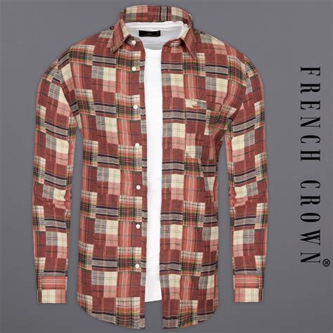 Ironstone with Hampton Brown Casual Checks-Plaid Premium Cotton ...