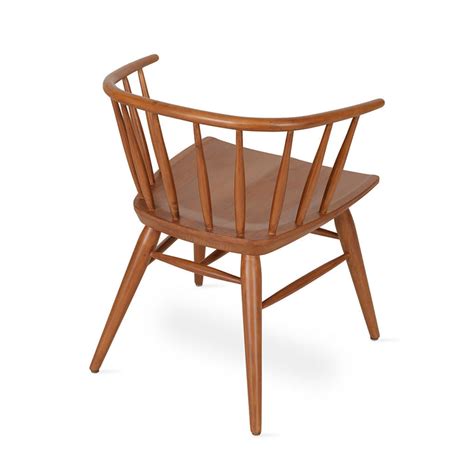 Eski - Ash/Oak/Beech Dining Chair, Wooden Seat, Stained | Alankaram