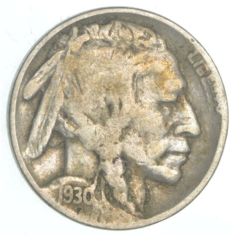 Better - 1930 Buffalo Indian Head US Nickel | Property Room
