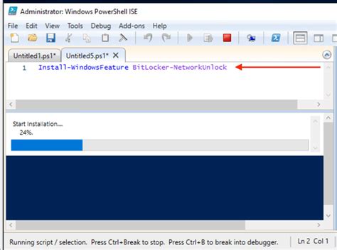 BitLocker Network Unlock 的图像结果