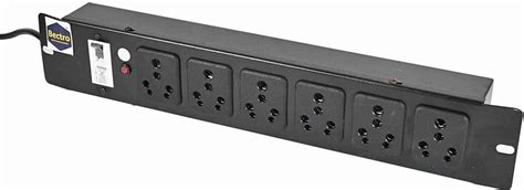 bectro 5/15 ampere Socket Networking & Server Rack With Power Cord -1.5 ...
