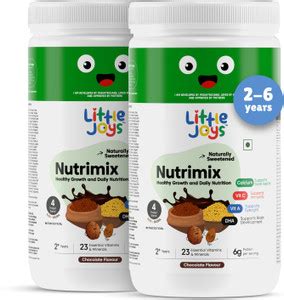 Little Joys Nutrimix Chocolate Nutrition Powder for Kids (2-6 Years ...