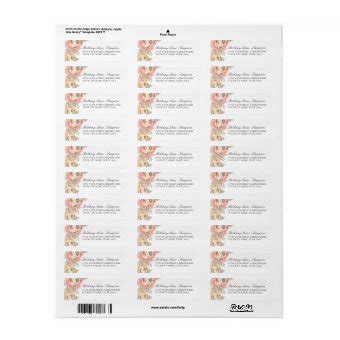 Vintage Floral Return Address Labels | Zazzle