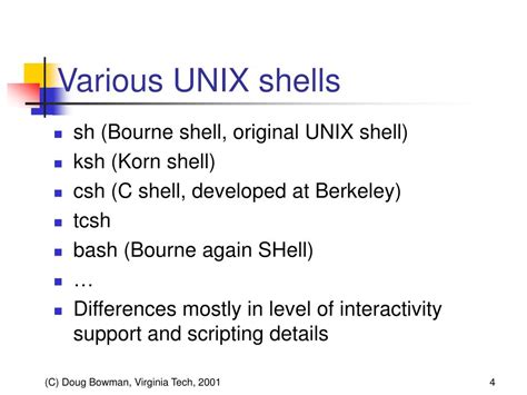 Image result for Example of a Unix Shell