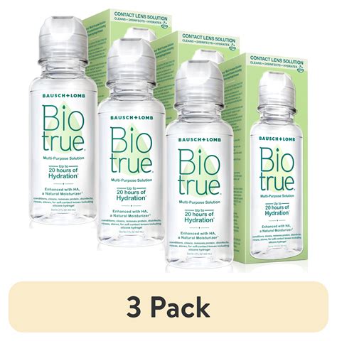 (3 pack) Biotrue Original Multi-Purpose Contact Lens Solution and ...