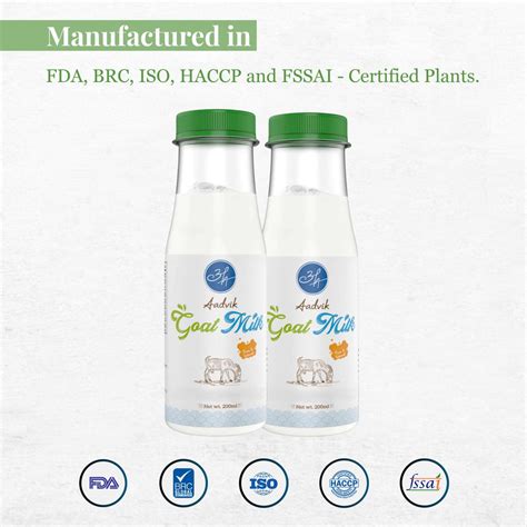 Buy Fresh Goat Milk in Delhi NCR | Frozen Bottle - 200 ml | Aadvik Foods