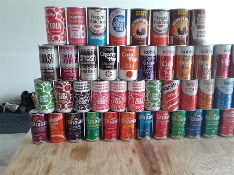 VINTAGE SODA CANS 53 STEEL SODA CANS | #1879743534