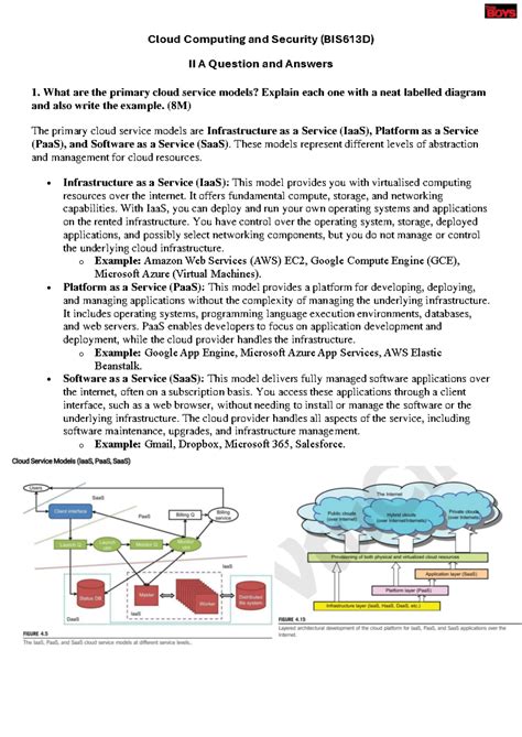 Cloud Computing & Security Overview: Key Concepts & Models (BIS613D ...