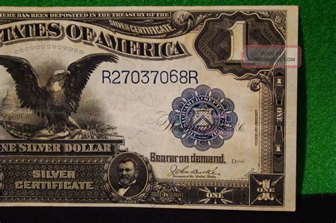 One Silver Dollar Certificate - Series Of 1899