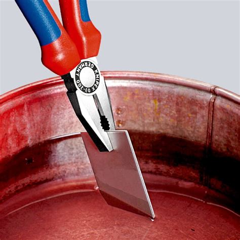 03 02 200 Knipex | Knipex Combination Pliers, 200 mm Overall, Straight ...