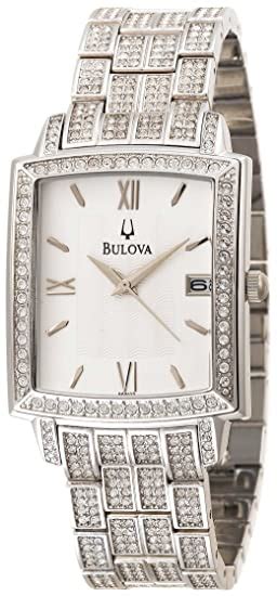 Buy Bulova Men's 96B103 Crystal Calendar Watch Online at Low Prices in ...