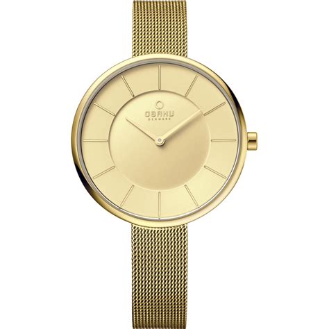 Obaku SAND - GOLD – The Watch Factory