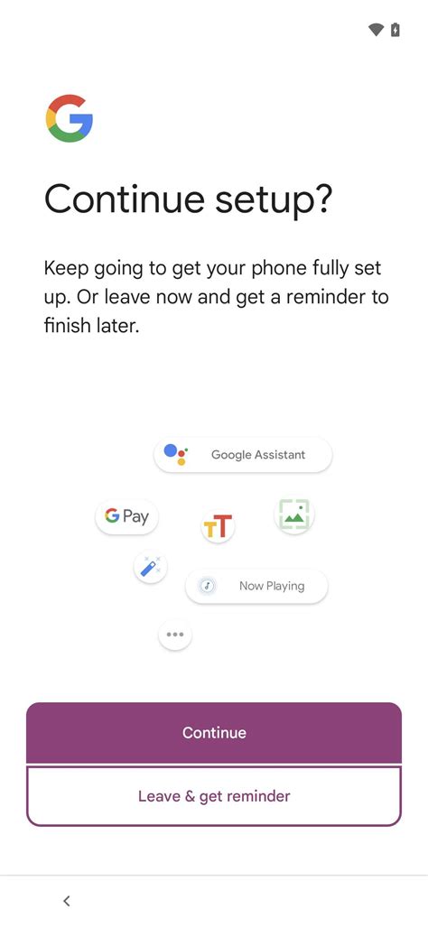 Image result for Android Setup Pixel