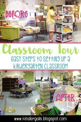 Classroom Tour Before and After | Classroom tour, Kindergarten ...