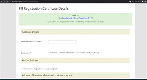 FoSCoS Registration Online - LegalWiz.in