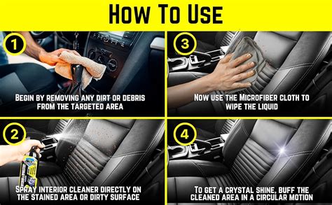 Groommm Car Interior Cleaning Kit (500ml) & Protectant For Car Seats ...