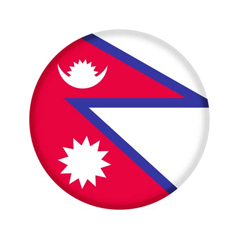 Round flag of Nepal 45757274 PNG