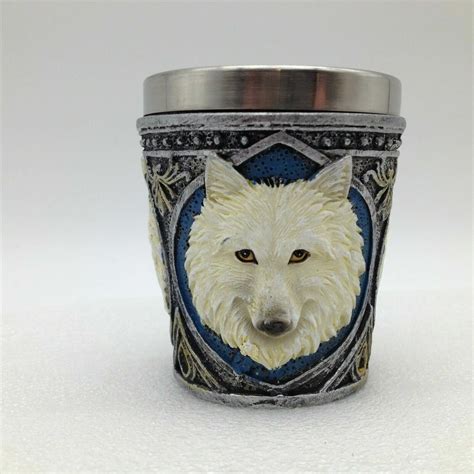 Snow White Wolf Wicca Alpha Spirit Animal 2 oz Shot | Ubuy India