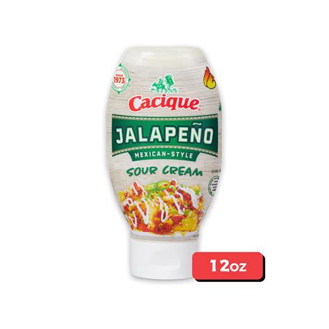 Cacique Jalapeño Mexican-Style Sour Cream, 12 oz | Joe V's Smart Shop ...