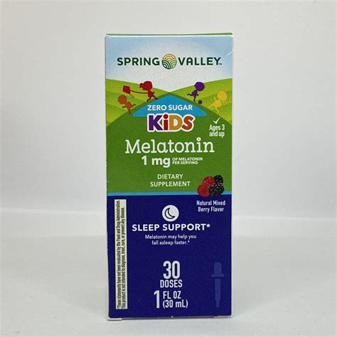 Spring Valley – Melatonina Kids Liquida 1mg 30 Dosis – ISA MIAMI STORE