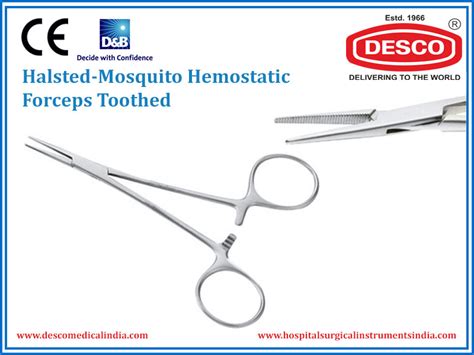 HALSTED-MOSQUITO HEMOSTATIC FORCEPS TOOTHED