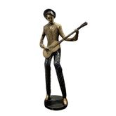 STANDING MAN MUSICIAN GUITAR HOME DECOR