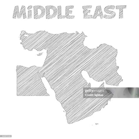 Map Of Middle East Black And White