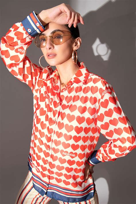 Heart Regular Fit Collar Shirt – neofaa.com