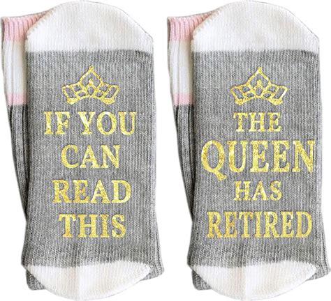 TITTOK Funny Retirement Gift: Full Length Lounge Socks for India | Ubuy