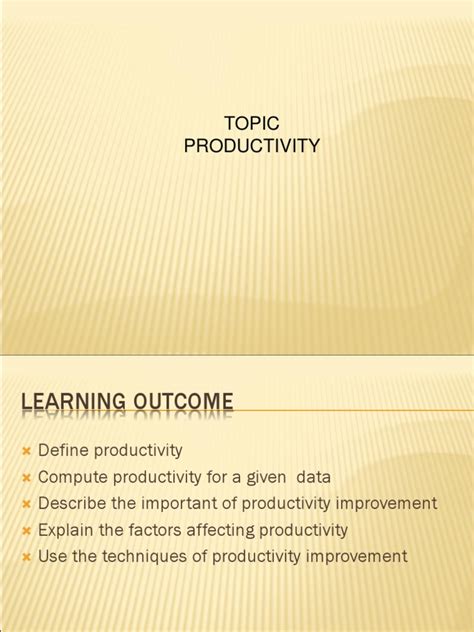 Productivity Economics Example 的图像结果