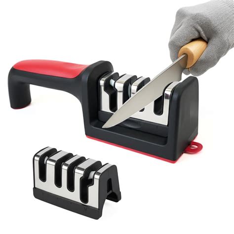Buy 4-in-1 Manual Knife Sharpener for Kitchen – Sharpen Straight ...