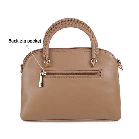 Buy Mochi Women Dark-Beige Hand Bags Satchel Bags Online | SKU: 66-7369 ...