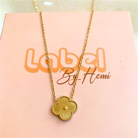 Gold Clover Necklace – Label By Hemi