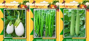 Airex White Round Brinjal, Bottle Gourd and Green Chilli Vegetables ...