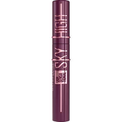 Maybelline Lash Sensational Sky High Washable Mascara Makeup, Burgundy ...