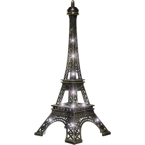 Sensethe LED Eiffel Tower Floor Lamp Nightlight Metal Model Decoration ...