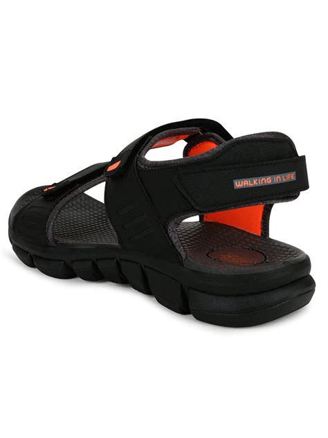 Buy Sandals For Men: Gc-2-Blk-F-Org | Campus Shoes
