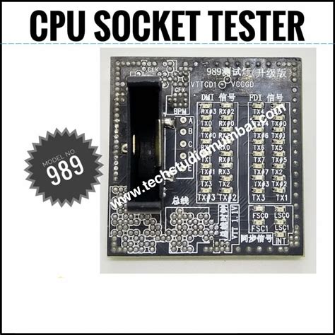 989 CPU Socket PC Testor Analyzer Card For Motherboard – Tech Studio